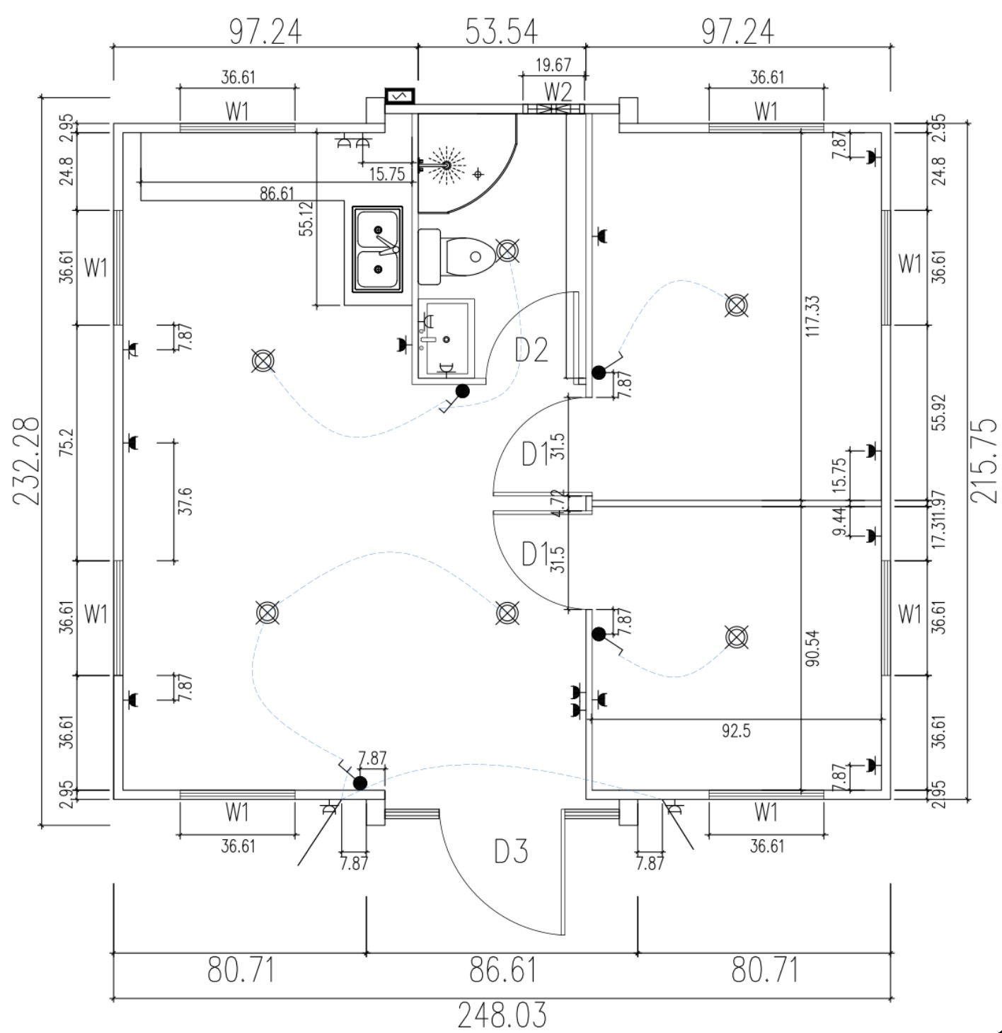 421 Weekender floor plan